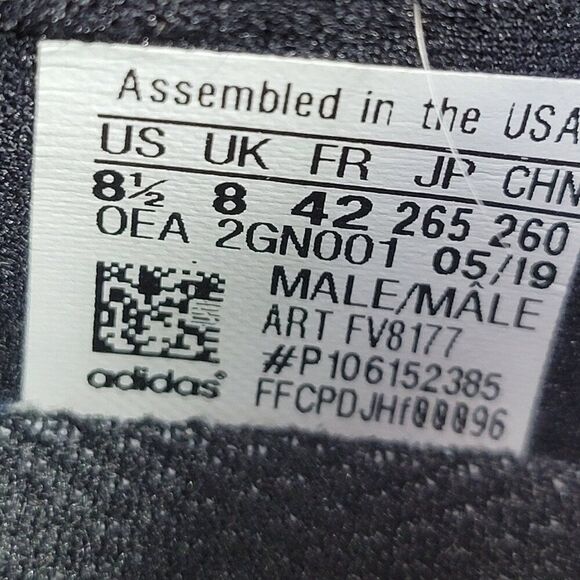 🔥 Adidas Parley x Speedfactory AM4 Black Blue Spirit Mens Shoes FV8177 Size 8.5 - Picture 11 of 11